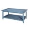 Alaterre Furniture Country Cottage 42"L Coffee Table, Blue Antique Finish ACCA11BA - alternate 1